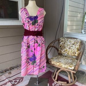 Vintage 60’s Handmade Psychedelic Dress